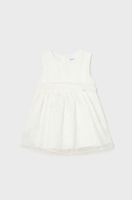 Сукня для немовлят Mayoral колір білий mini розкльошена (2985145)