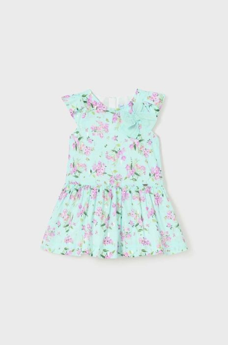 Сукня для немовлят Mayoral колір бірюзовий mini розкльошена (2943782)