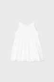 Дитяча бавовняна сукня Mayoral колір білий mini розкльошена (2932040)