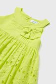Дитяча бавовняна сукня Mayoral колір зелений mini розкльошена (2932054)