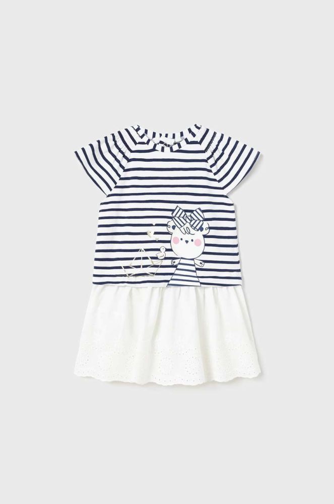 Сукня для немовлят Mayoral колір синій mini розкльошена (2943819)