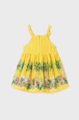 Сукня для немовлят Mayoral колір жовтий mini розкльошена (3065016)