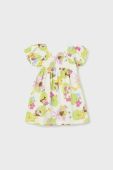 Дитяча бавовняна сукня Mayoral колір зелений mini розкльошена (2943867)