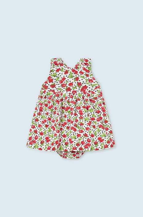 Дитяча бавовняна сукня Mayoral колір червоний mini розкльошена (2943923)