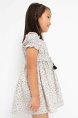 Дитяча бавовняна сукня Mayoral колір бежевий mini розкльошена (3062404)