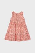 Дитяча бавовняна сукня Mayoral колір помаранчевий mini пряма (2932017)
