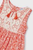 Дитяча бавовняна сукня Mayoral колір помаранчевий mini пряма (2932017)