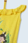 Дитяча бавовняна сукня Mayoral колір жовтий mini пряма (2944139)