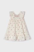 Дитяча бавовняна сукня Mayoral колір бежевий mini розкльошена (2944162)
