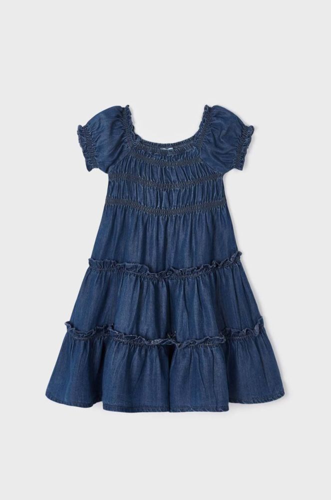 Дитяча сукня Mayoral колір синій mini пряма (3090775)