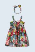 Дитяча бавовняна сукня Mayoral mini розкльошена колір барвистий (2932060)