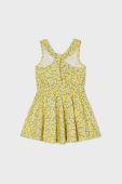 Дитяча бавовняна сукня Mayoral колір жовтий mini пряма (2944257)