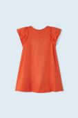 Дитяча сукня з сумочкою Mayoral колір помаранчевий mini пряма