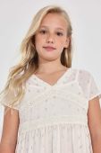 Дитяча сукня Mayoral колір бежевий mini розкльошена (2985242)