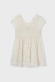 Дитяча сукня Mayoral колір бежевий mini розкльошена (2985242)