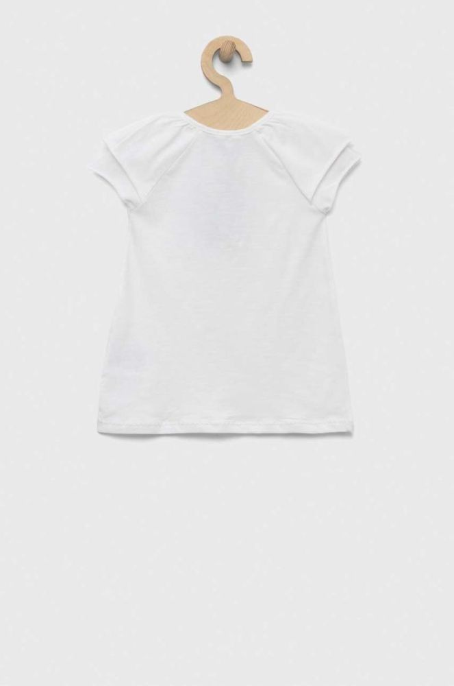 Сукня для немовлят United Colors of Benetton колір білий mini розкльошена (3279643) фото 2