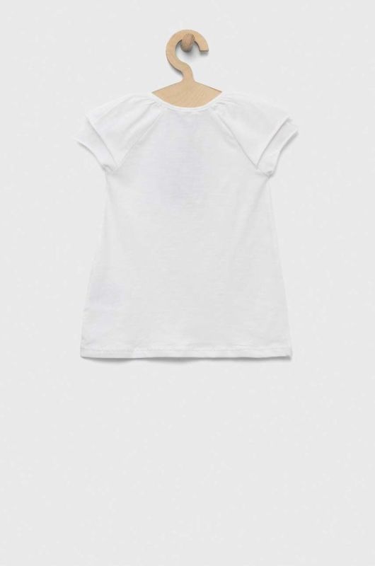 Сукня для немовлят United Colors of Benetton колір білий mini розкльошена (3279643) фото 2