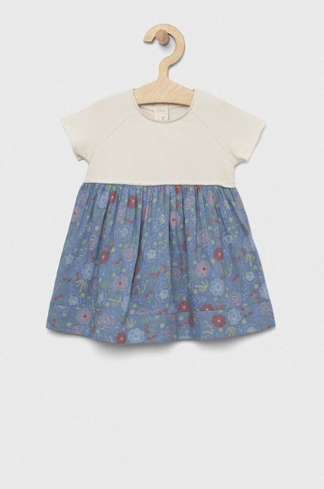 Сукня для немовлят United Colors of Benetton mini розкльошена колір блакитний (3040085)