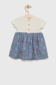 Сукня для немовлят United Colors of Benetton mini розкльошена колір блакитний (3040085)
