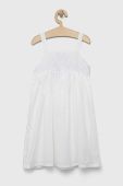 Дитяча бавовняна сукня United Colors of Benetton колір білий mini розкльошена (3282894)