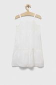 Дитяча бавовняна сукня United Colors of Benetton колір білий mini розкльошена (3285626)