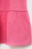 Дитяча бавовняна сукня United Colors of Benetton колір рожевий mini розкльошена (3285632)