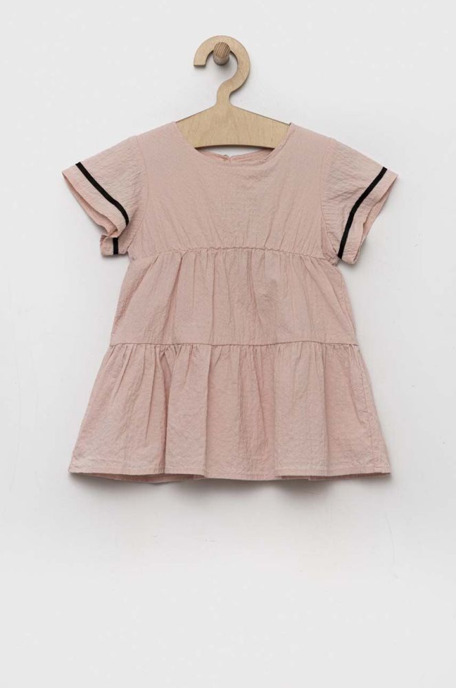 Дитяча сукня United Colors of Benetton колір бежевий mini розкльошена (3151542)
