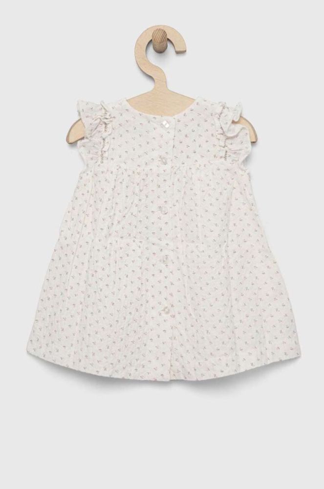 Сукня для немовлят United Colors of Benetton колір бежевий mini розкльошена (3145119) фото 2