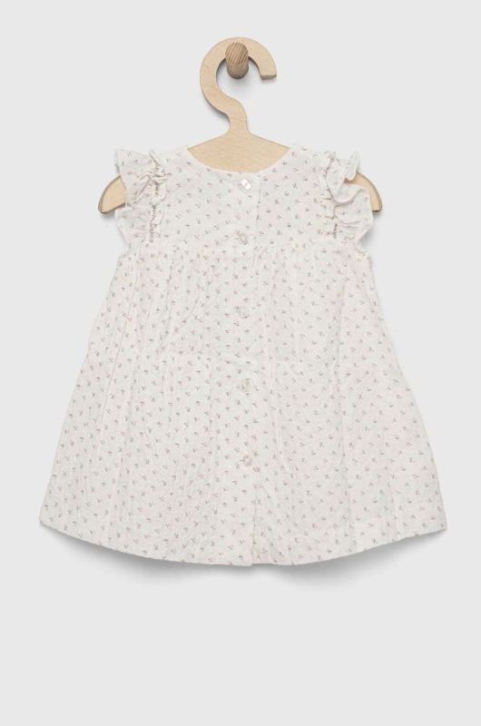 Сукня для немовлят United Colors of Benetton колір бежевий mini розкльошена (3145119) фото 2