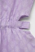 Дитяча льняна сукня United Colors of Benetton колір фіолетовий mini розкльошена (3248243)