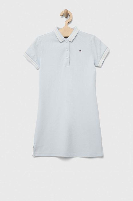 Дитяча сукня Tommy Hilfiger колір бірюзовий mini пряма