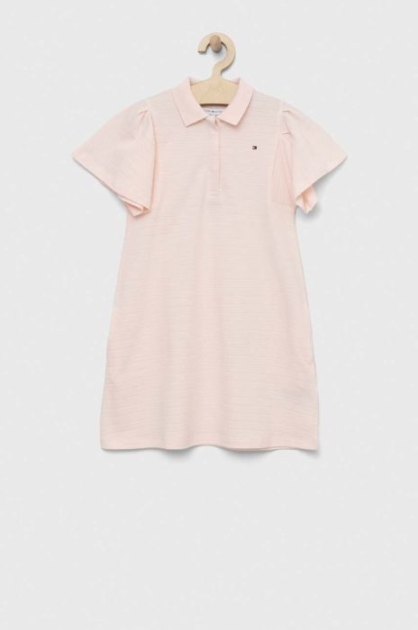 Дитяча сукня Tommy Hilfiger колір рожевий mini пряма (3023233)