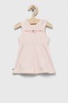 Сукня для немовлят Tommy Hilfiger колір рожевий mini розкльошена