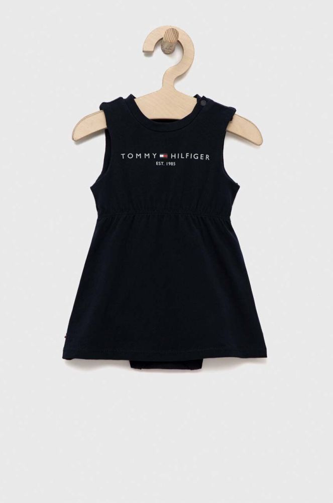 Сукня для немовлят Tommy Hilfiger колір синій mini розкльошена (3185798)