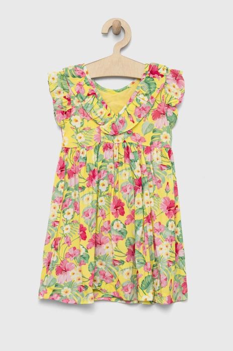 Дитяча сукня Birba&Trybeyond колір жовтий mini розкльошена (3145125)