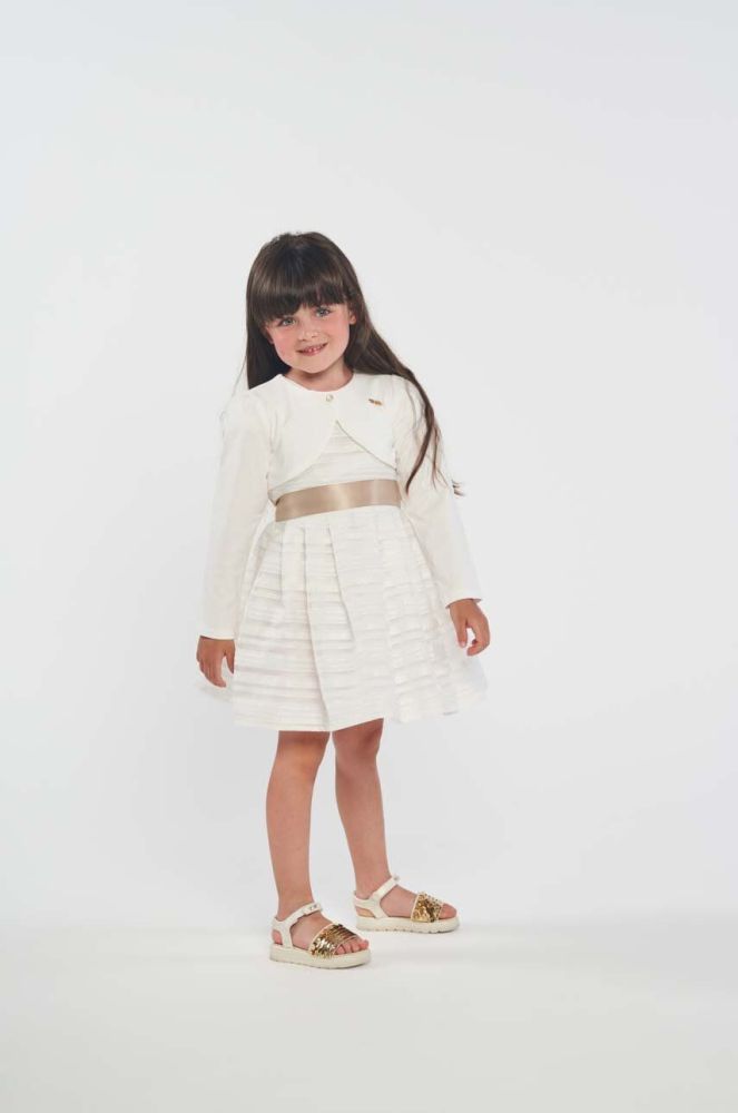 Дитяча сукня Birba&Trybeyond колір білий mini розкльошена (3148395)
