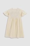Дитяча бавовняна сукня Coccodrillo колір бежевий mini розкльошена (3285640)