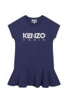 Дитяча сукня Kenzo Kids колір синій mini розкльошена