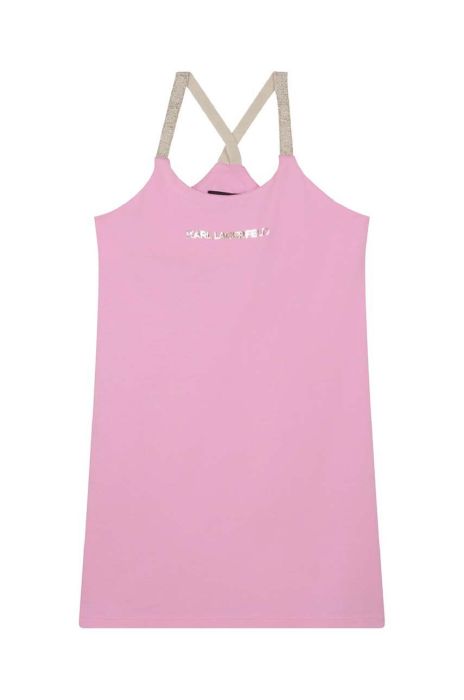 Дитяча сукня Karl Lagerfeld колір рожевий mini пряма (3071520)