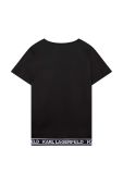 Дитяча сукня Karl Lagerfeld колір чорний mini oversize (3071565)