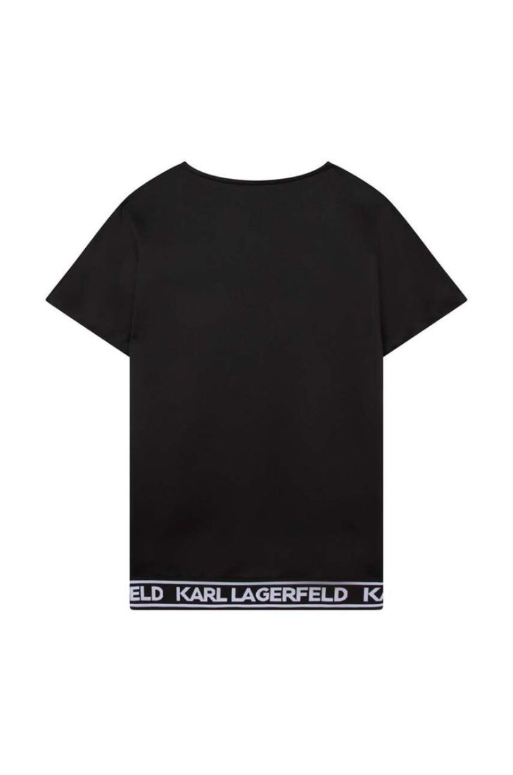 Дитяча сукня Karl Lagerfeld колір чорний mini oversize (3071569)