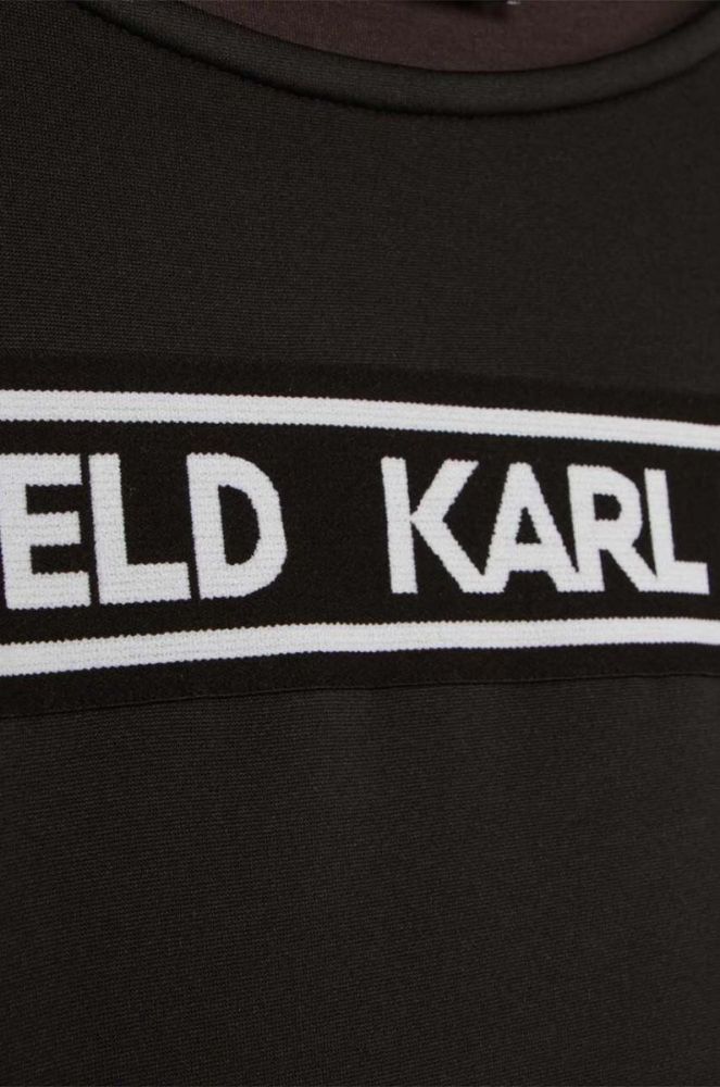 Дитяча сукня Karl Lagerfeld колір чорний mini oversize (3071569) фото 4