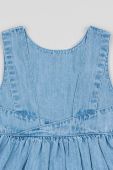 Дитяча бавовняна сукня zippy mini розкльошена колір блакитний (3113753)