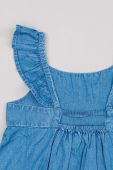 Дитяча бавовняна сукня zippy mini пряма колір блакитний (3181992)