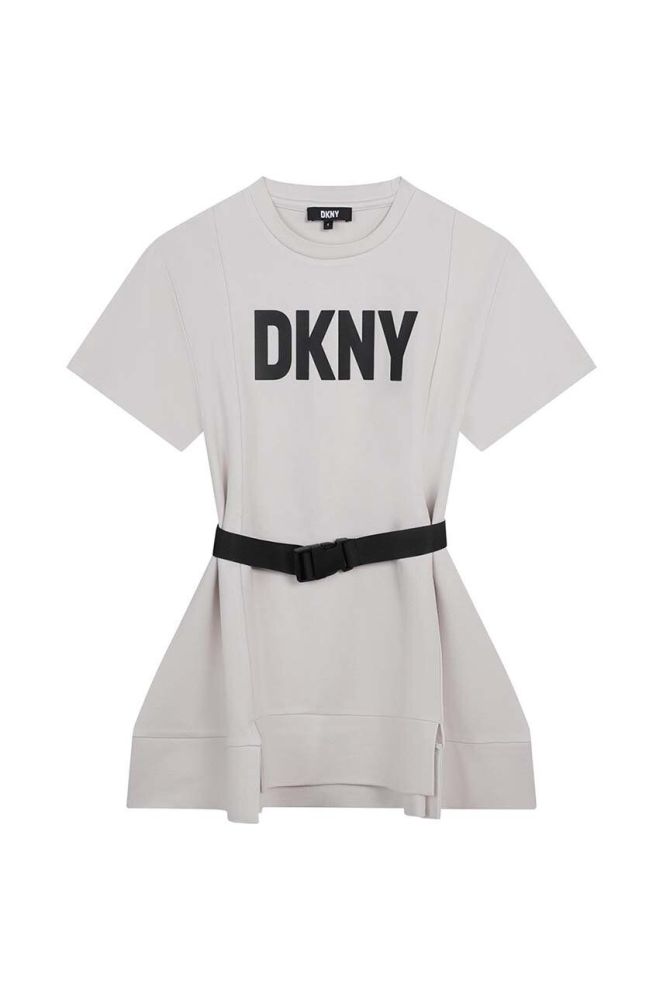 Дитяча сукня Dkny колір білий mini oversize (3083050)