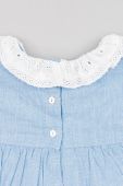 Дитяча бавовняна сукня zippy mini розкльошена колір блакитний (3065123)