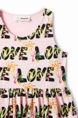 Дитяча бавовняна сукня Desigual колір рожевий mini розкльошена (3065138)