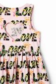 Дитяча бавовняна сукня Desigual колір рожевий mini розкльошена (3065138)