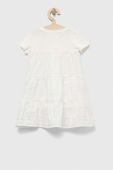 Дитяча сукня Desigual колір білий midi розкльошена