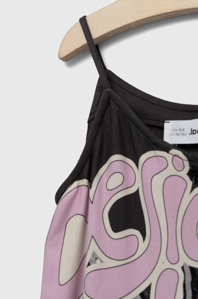 Дитяча сукня Desigual колір білий mini розкльошена фото 6